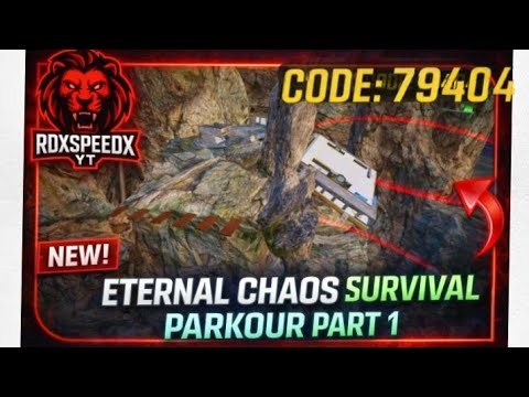 Bgmi wow Parkour map code 79404 | Eternal chaos survival Parkour part 1 | #bgmiparkour #wowmode #wow