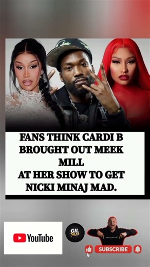 🐍🎤 CARDI B SPARKS DRAMA WITH MEEK MILL—FANS THINK IT’S A SHOT AT NICKI!#shorts"