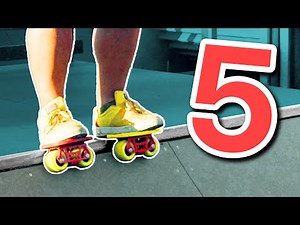 5 BEGINNER Skatepark Tricks on Freeskates!