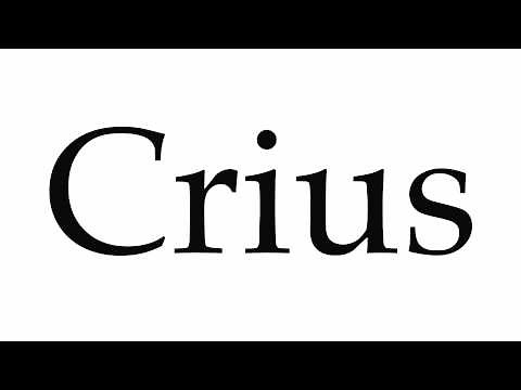 How to Pronounce Crius