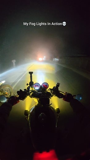 Fog Light's Real World Uses🔥 My Fog Lights In Action💀 LIU HJG M1 LED 120W Fog Light🔥 #gt650 #hjg