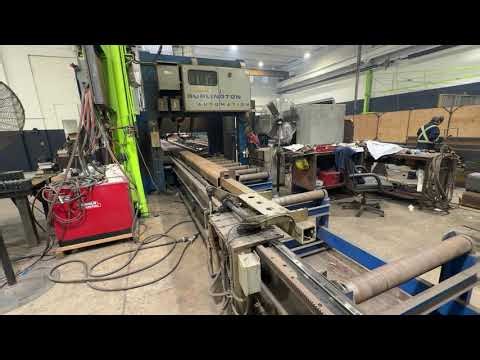 2011 BURLINGTON AUTOMATION Python X CNC Plasma Cutting Structural Fabrication System (PART 4 OF 4)