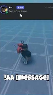 ROBLOX ANOUNCE COMMAND - HOW TO PT3 #roblox #games #robloxdevs