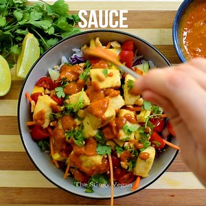 1.5M views · 514 reactions | Dinner in 15 with this delicious THAI-STYLE BUDDHA BOWL from @The Stingy Vegan GET THE RECIPE: thestingyvegan.com/thai-buddha-bowl/ | The Blender Girl | Facebook