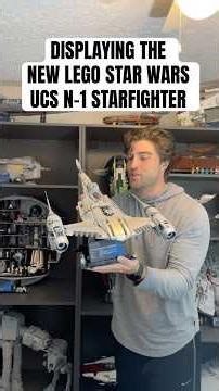 Displaying the new @LEGO Star Wars UCS N-1 Starfighter! #lego #legostarwars #ytshorts #maythe4th