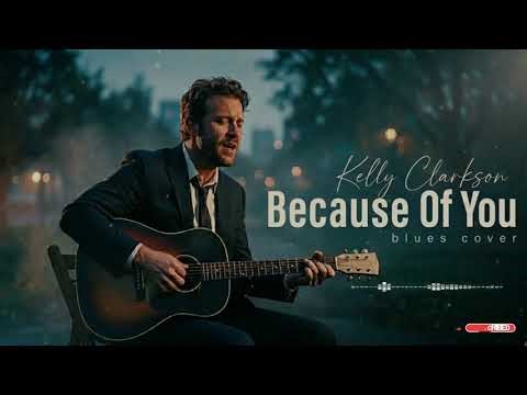 Because Of You - Kelly Clarkson (Chicago Blues Cover) | Soulful & Emotional Version🎸