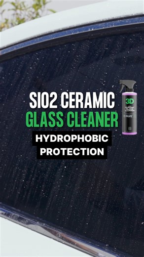 3D SiO2 Ceramic Glass Cleaner not only removes dirt, fingerprints, and residue with ease, it also leaves behind a durable SiO2 layer that delivers long lasting hydrophobic protection. Water beads up and rolls right off your glass, improving clarity and safety in all driving conditions. This advanced formula does more than clean. It enhances visibility, reduces glare, and prevents water spots from sticking to the surface. By creating a slick protective barrier, it also makes future cleanings quic