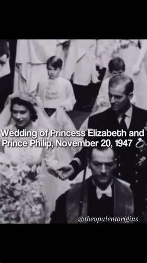 The Opulent Origins on Instagram: "Wedding Wednesday: Royal Wedding of Queen Elizabeth nee Princess Elizabeth and Prince Philip, Duke of Edinburgh On November 20, 1947, Princess Elizabeth married Lieutenant Philip Mountbatten at Westminster Abbey. The ceremony, attended by 2,000 guests and broadcast to 200 million radio listeners worldwide, marked a moment of hope post-World War II. Elizabeth's gown, designed by Sir Norman Hartnell, was inspired by Botticelli's "Primavera" and adorned with 10,00