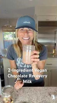 2-Ingredient Vegan Chocolate Recovery Milk