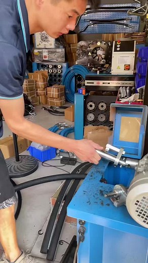 Excavator hose on TikTok