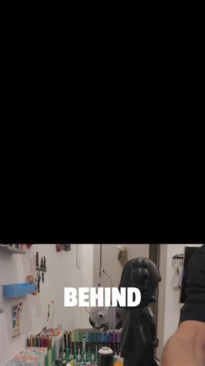 Creating Star Wars x KAWS Darth Vader Art