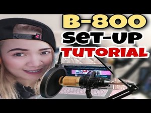 how to set up bm 800 microphone on laptop ||Tutorial