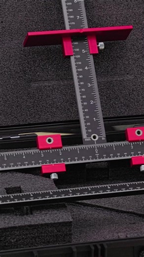From quick refreshes to full kitchen remodels, install hardware like a true pro 💪 Meet the NEW CabinetPRO™: 🚪 Extended ruler enables allows for installations on oversized cabinet doors & wide drawers 🛠️ All-metal construction reduces flex for maximum accuracy 📏 Drill 3 shelf pin holes at a time with 32mm spaced drill guides 🔄 Reversible for left & right door installs 🧰 Rugged foam-lined case keeps it jobsite ready | Milescraft Tools