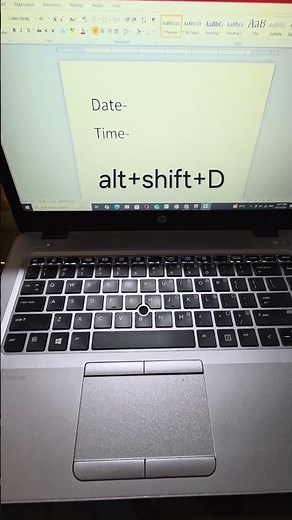 shortcut keys for Date and time in microsoft word.. keyboard shortcuts for beginners.. #shortcutkeys