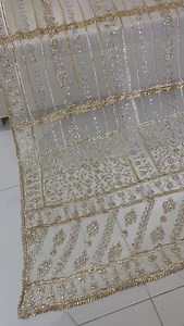#lcdgottawork #dupatta #handmade LCD Gotta+chandi Patti mukaish+ Aari...