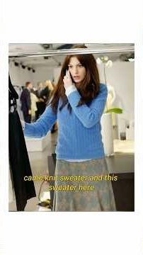 iconic knitwear moment alert!!!