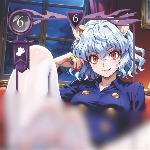 Neferpitou Hunterxhunter TCG Holo Proxy Anime Waifu Card - Hxh TCG Proxy Mature #1 - Etsy
