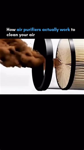AI | Innovation | Robotics on Instagram: "Air purifiers work by cleaning the air around you using filters and airflow technology. First a built in fan pulls in surrounding air. As the air passes through, it moves across layers of filtration starting with a pre filter that captures large dust, hair, and pet dander. Next the air passes through a HEPA filter which removes tiny particles like pollen, smoke, mold spores, and microscopic pollutants. Some purifiers also use activated carbon filters to 