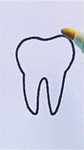 How to draw teeth step by step made for people who love to draw.