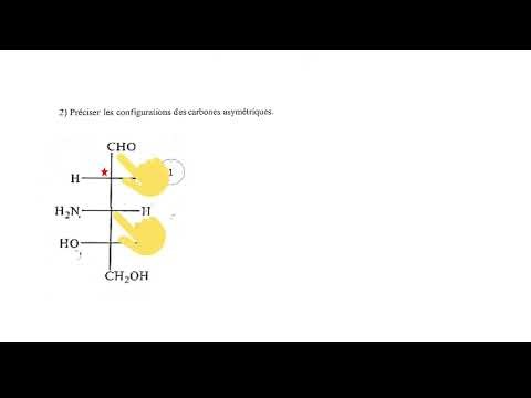 exercice en chimie organique ✅ : projection de Fisher + configuration absolue R/S