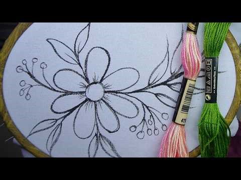Very easy flower embroidery designs for beginners