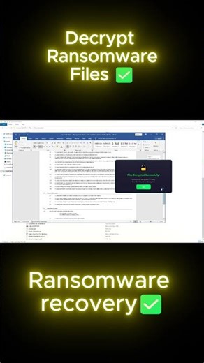 [.clear] Ransomware Decryption #filerecovery #datarecovery #encryptedfiles #decryptfiles #noransom