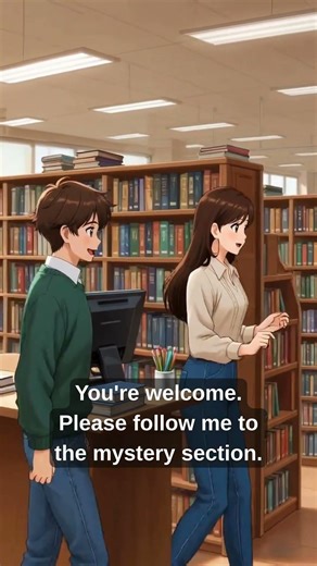 Returning a Library Book – Easy English Conversation for Beginners