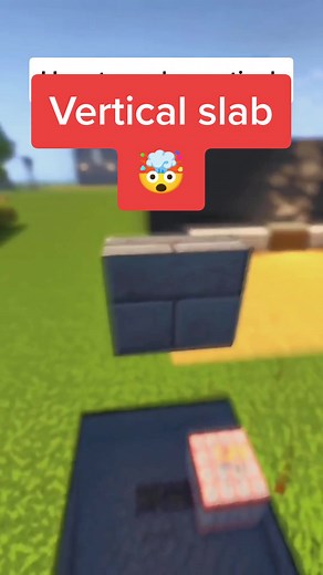 Minecraft Vertical Slab Tutorial