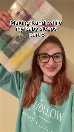 I finally made a tutorial for the Kandi mandala cuff on my YouTube! My YouTube is Reneehopper if you want to check it out and make your own one of these little guys :) #kandi #kandikid #kandicuff #bracelet #ponybeads