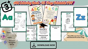 ABC Coloring Book for Kids – Learn 78 English Words – Fun Alphabet Activities – Educational Printable for Toddlers & Preschoolers - Etsy Canada