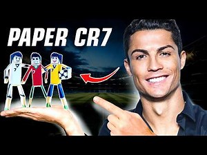 How to Make paper Cristiano Ronaldo – Under 5 Minutes