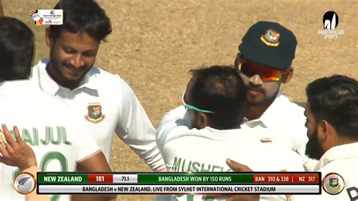 857K views · 10K reactions | Winnings Moment || Bangladesh vs New...