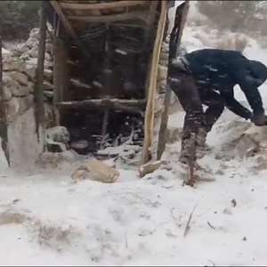 4.4M views · 47K reactions | winter snowstorm survival camping #nature #camping #winter #asmr #diy | Mr. Sulo | Facebook