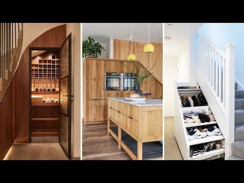 Modern under stairs storage || under stairs drawers || storage under stairs ||