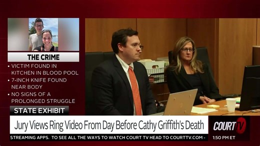 Jury Views Ring Video From the Day Before Cathy Griffith's Death