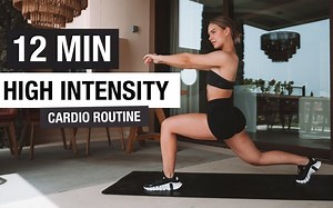 12分钟丨全身高强度间歇训练 TABATA 高效燃脂 暴汗起来（高强度间歇训练-Tabata）_哔哩哔哩_bilibili