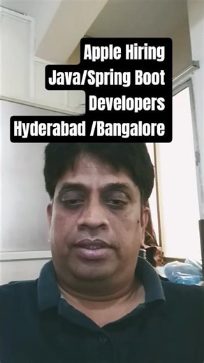 Apple Hiring Software Engineers in Bangalore 🔥 Java | Spring Boot
