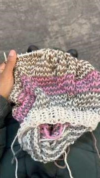 How much knitting can I get done in 2 days? 🤔👀🌸🤗 #knitting #projects #knitsweater