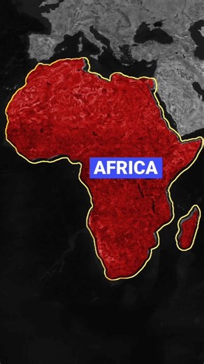 Africa map animation on Alight motion