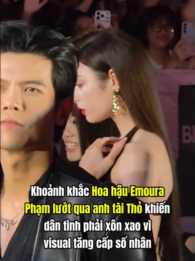 Mê cả 2 nhan sắc này: Hoa hậu Emoura Phạm và anh Thỏ Dalab 😘 #emourapham #YSLBlockParty #YSLFragrance #YSLMakeup #HoptaccungYSL