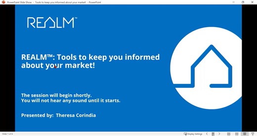REALM™️: Tools to keep you informed about your market Webinar Recording