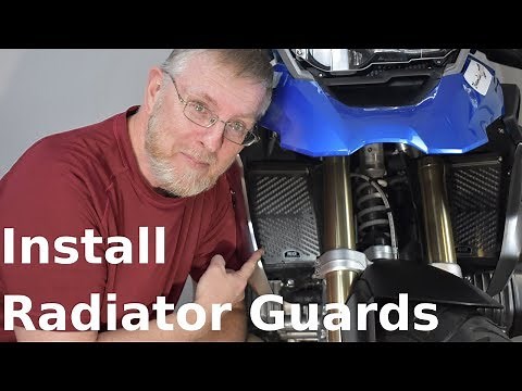 Radiator Guards Installed on BMW R1250GS - Tech Talk