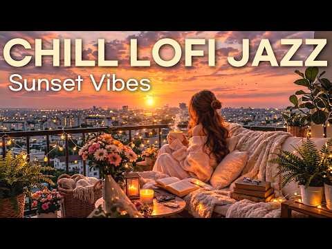 Chill LoFi Jazz 🌇 Sunset Vibes | Psalms Christian Playlist (잔잔한 음악)