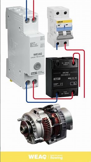Solid State, Smart Control: The SSR & WiFi Breaker Motor Circuit.