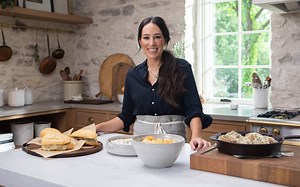 Joanna Gaines' Son Crew Makes an Adorably Unexpected Appearance on Her Cooking Show in This Exclusive Clip