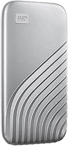 WD 2TB My Passport SSD Portable External Solid State Drive, Silver, Sturdy and Blazing Fast, Password Protection with Hardware Encryption - WDBAGF0020BSL-WESN