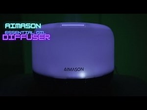 AIMASON Essential Oil Diffuser (500ml) Review & Setup