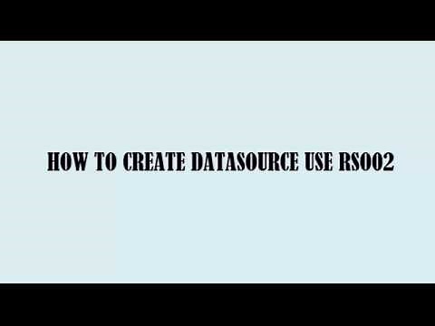 How To Create Data Source in SAP R/3 use RSO2