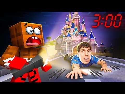 DON’T GO TO DISNEYLAND AT NIGHT! 😱 MINECRAFT