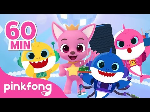 [BEST] Baby Shark Robot 🤖 version | Compilaton | Kids Baby Shark Songs | Pinkfong Baby Shark